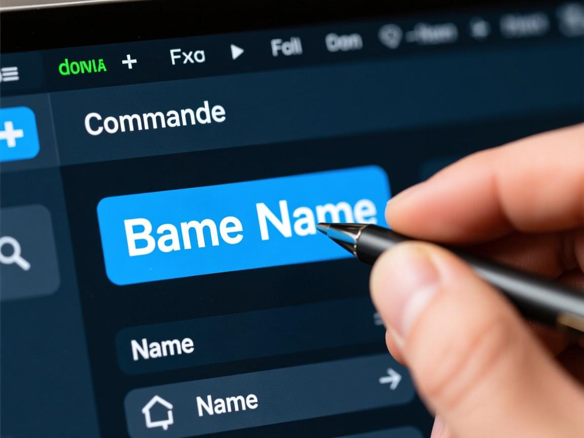 如何快速修改命令按钮名称?  第2张 如何快速修改命令按钮名称?  第2张