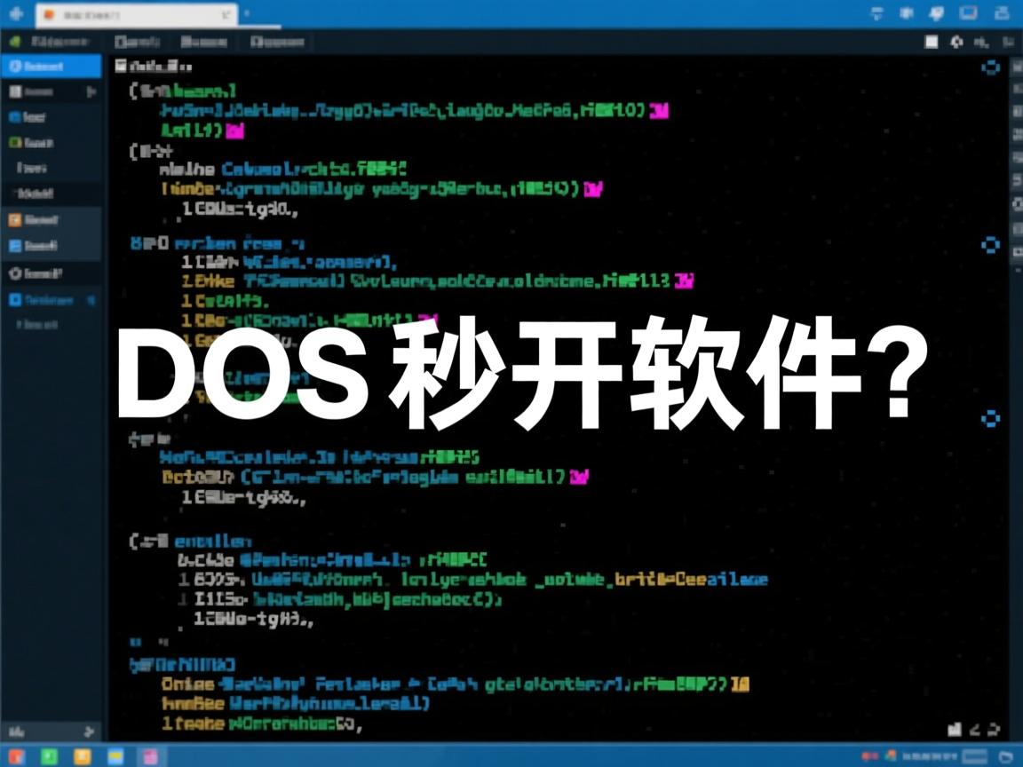 DOS命令秒开软件？