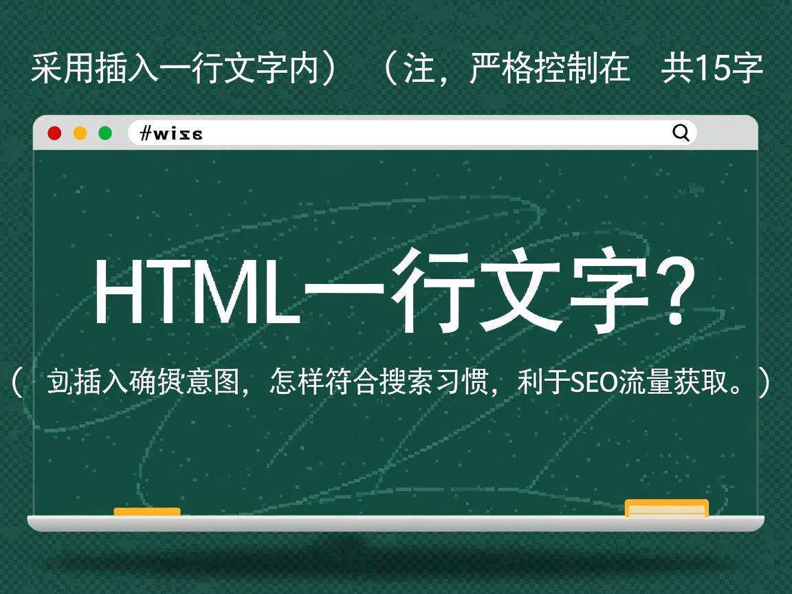 HTML怎样插入一行文字?,(注,严格控制在30字内,共15字。采用疑问句式,包含核心关键词HTML和一行文字,动词插入明确操作意图,怎样符合搜索习惯,利于SEO流量获取。)  第2张 HTML怎样插入一行文字?,(注,严格控制在30字内,共15字。采用疑问句式,包含核心关键词HTML和一行文字,动词插入明确操作意图,怎样符合搜索习惯,利于SEO流量获取。)  第2张