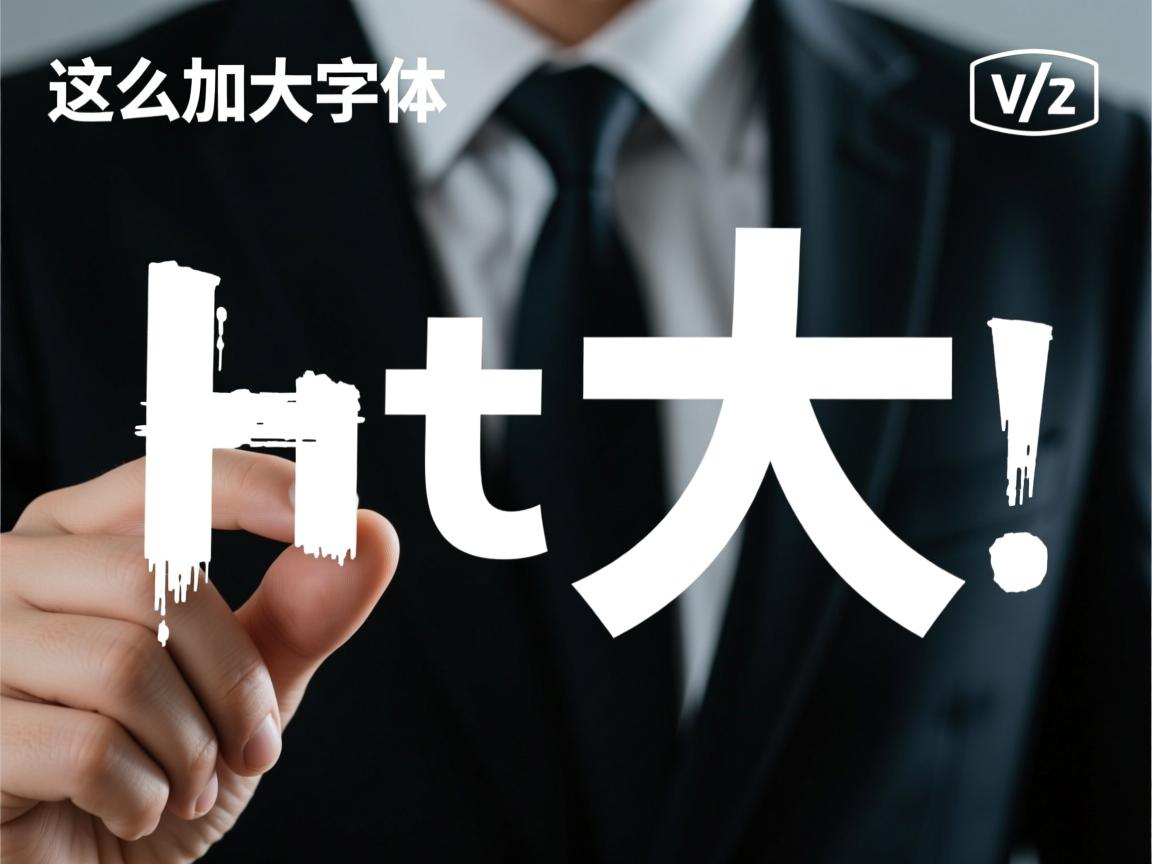 HTML怎么加大字体  第3张 HTML怎么加大字体  第3张