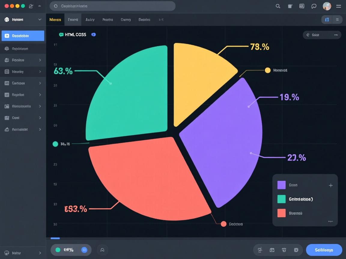 如何仅用HTML和CSS制作饼图?  第3张 如何仅用HTML和CSS制作饼图?  第3张