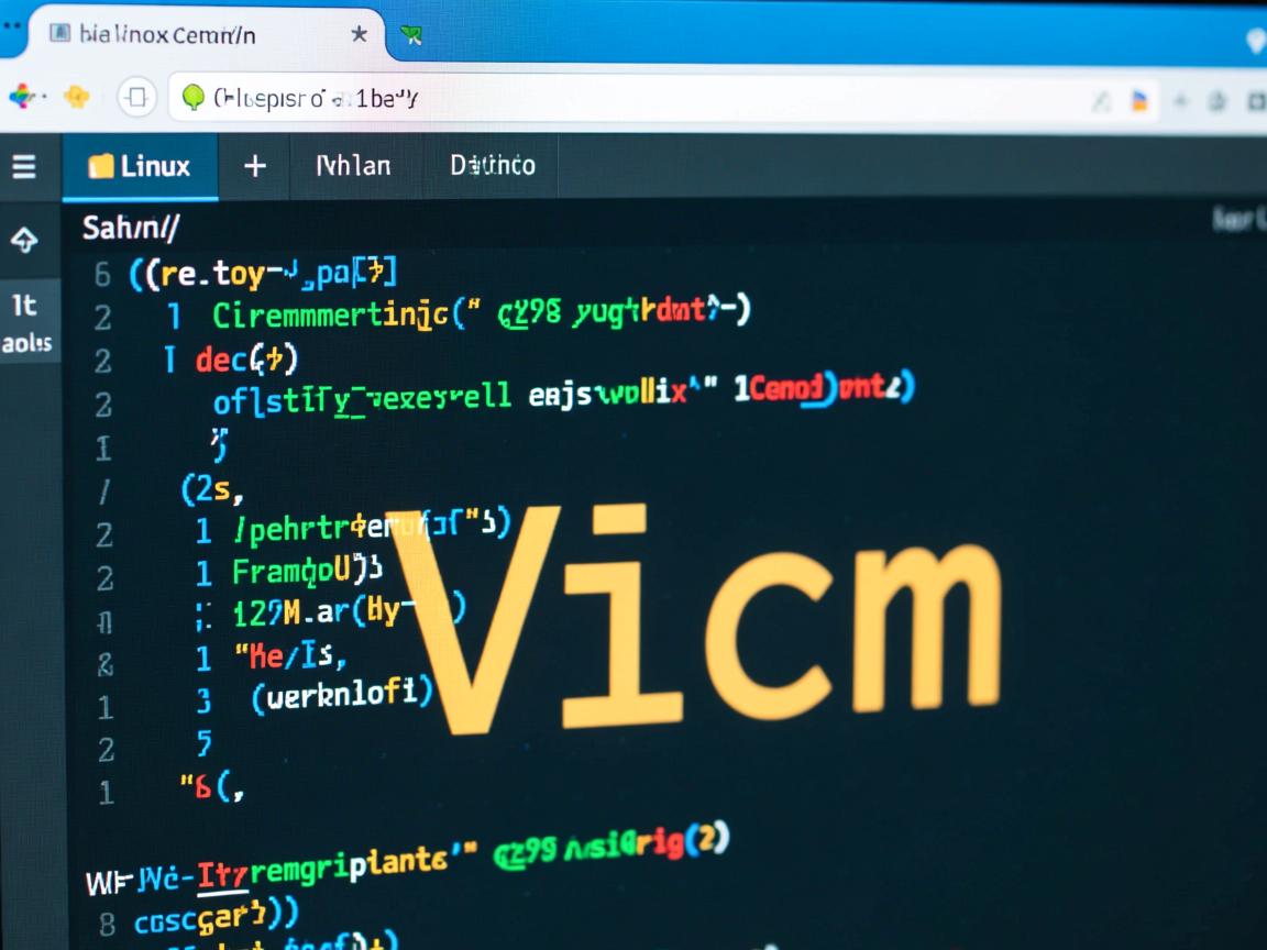 如何在Linux Vim中输入命令?