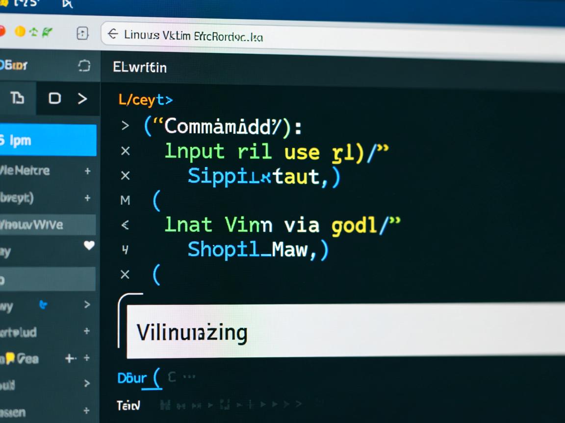 如何在Linux Vim中输入命令?  第3张 如何在Linux Vim中输入命令?  第3张