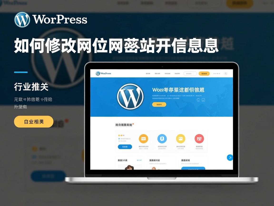 WordPress如何修改网站信息?  第3张 WordPress如何修改网站信息?  第3张