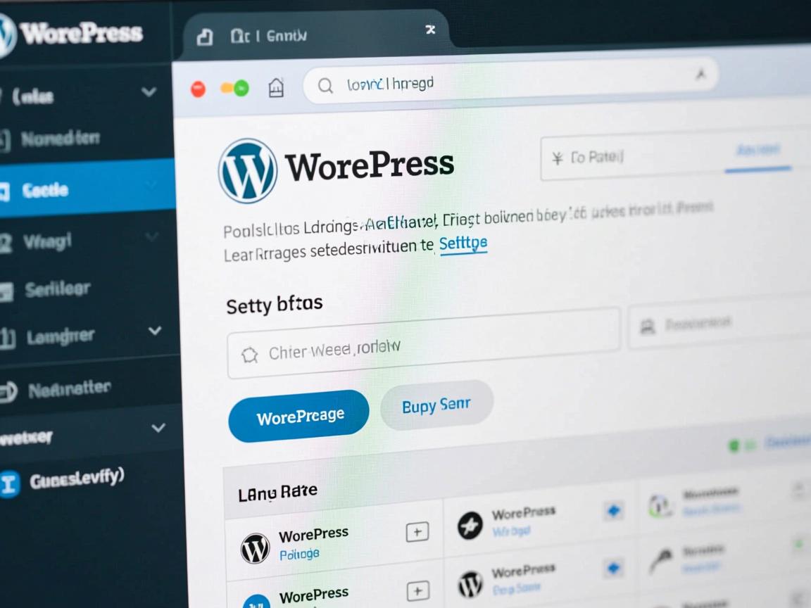 如何快速更改WordPress语言设置?  第1张 如何快速更改WordPress语言设置?  第1张