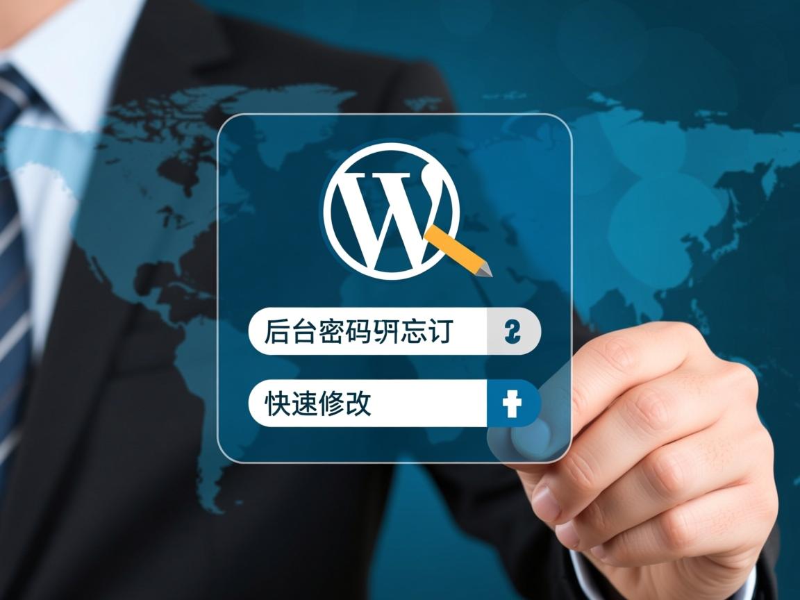 WordPress后台密码忘记如何快速修改?  第2张 WordPress后台密码忘记如何快速修改?  第2张