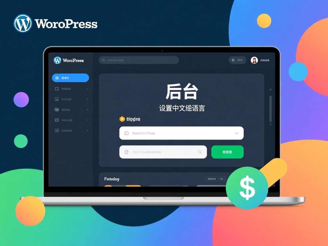 WordPress后台如何设置中文语言  第1张 WordPress后台如何设置中文语言  第1张