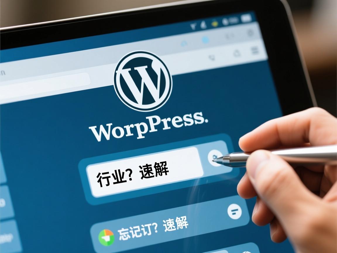 WordPress密码忘记了怎办?速解  第1张 WordPress密码忘记了怎办?速解  第1张