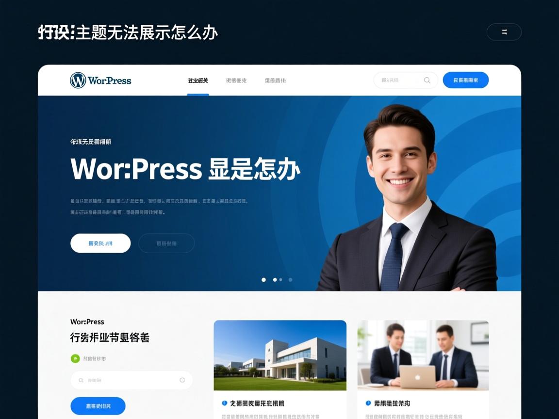 WordPress主题无法显示怎么办  第1张 WordPress主题无法显示怎么办  第1张