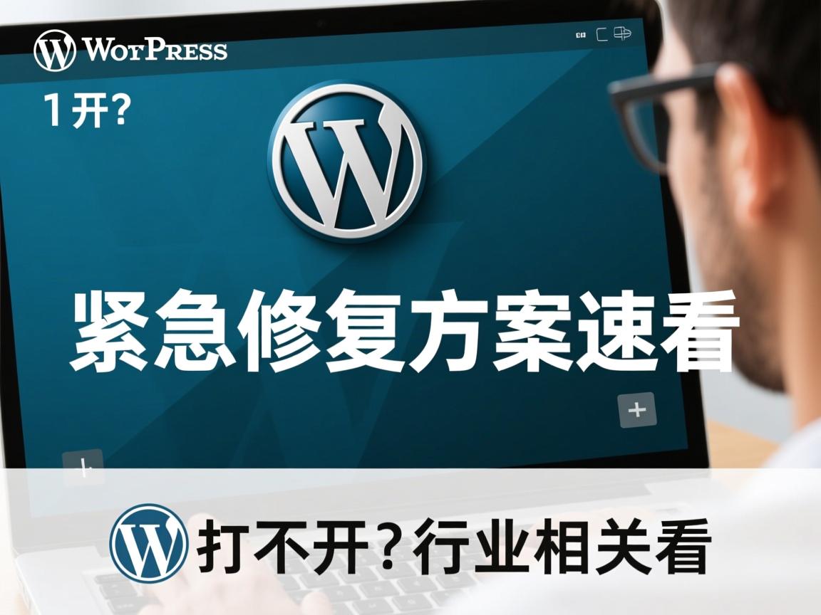 WordPress打不开?紧急修复方案速看  第2张 WordPress打不开?紧急修复方案速看  第2张