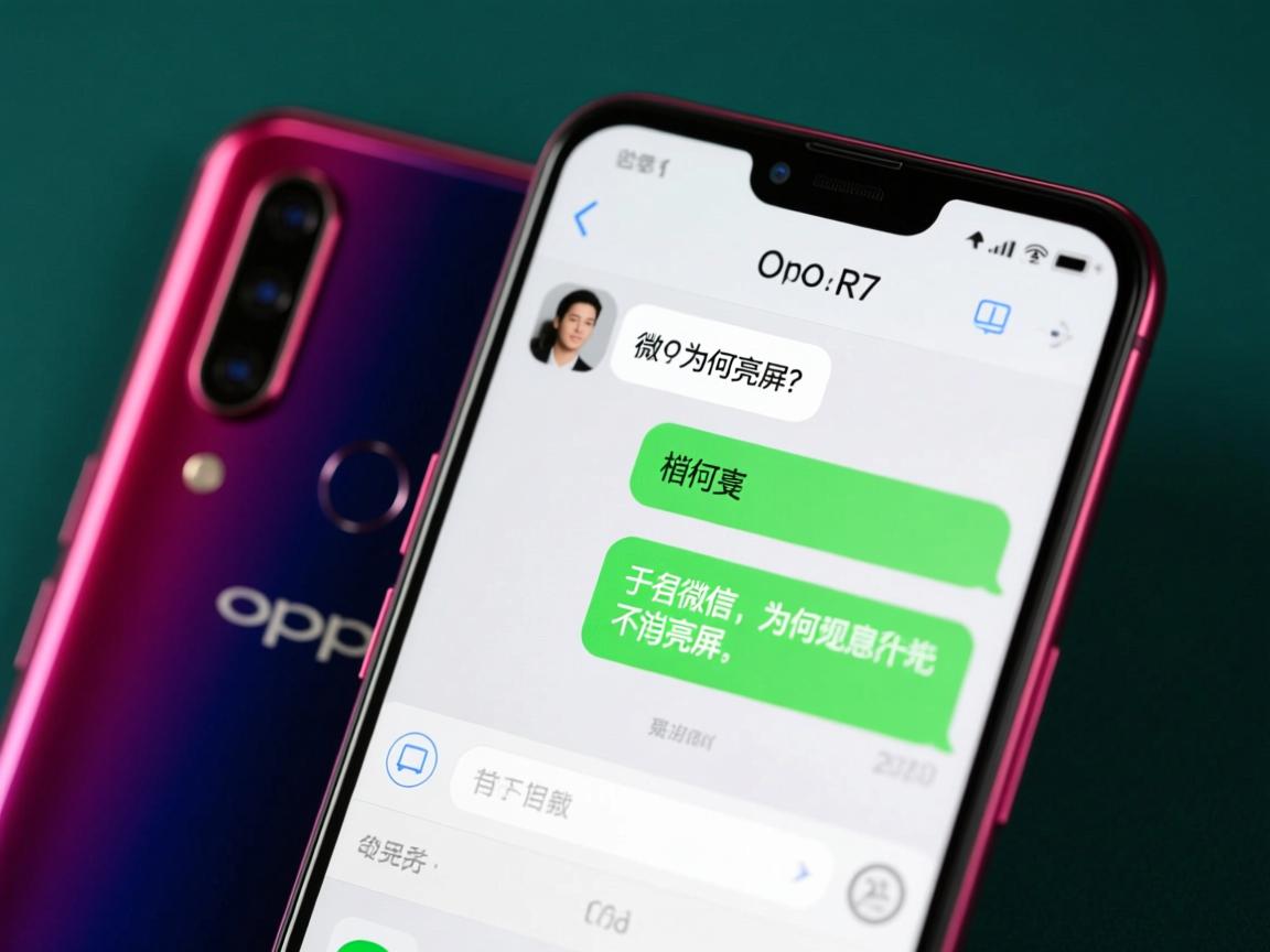 OPPO R17微信消息为何不亮屏？
