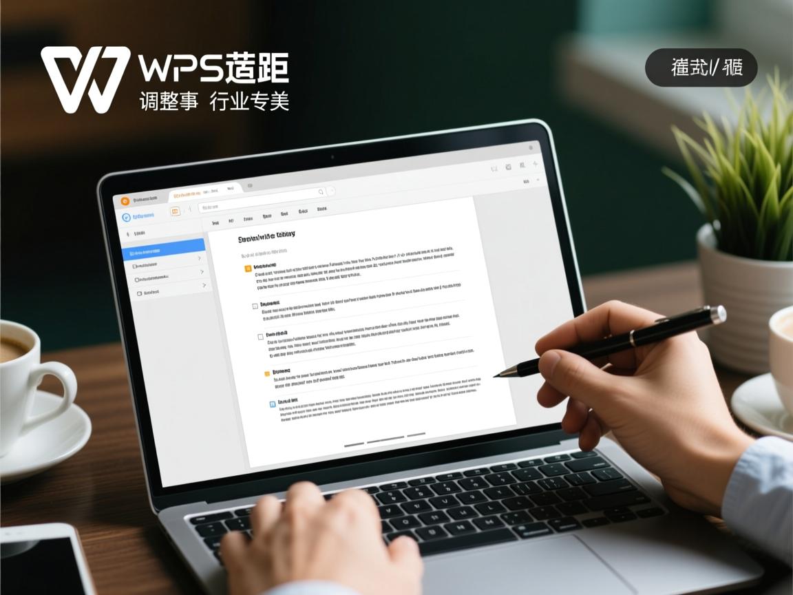 WPS行距太大如何调整
