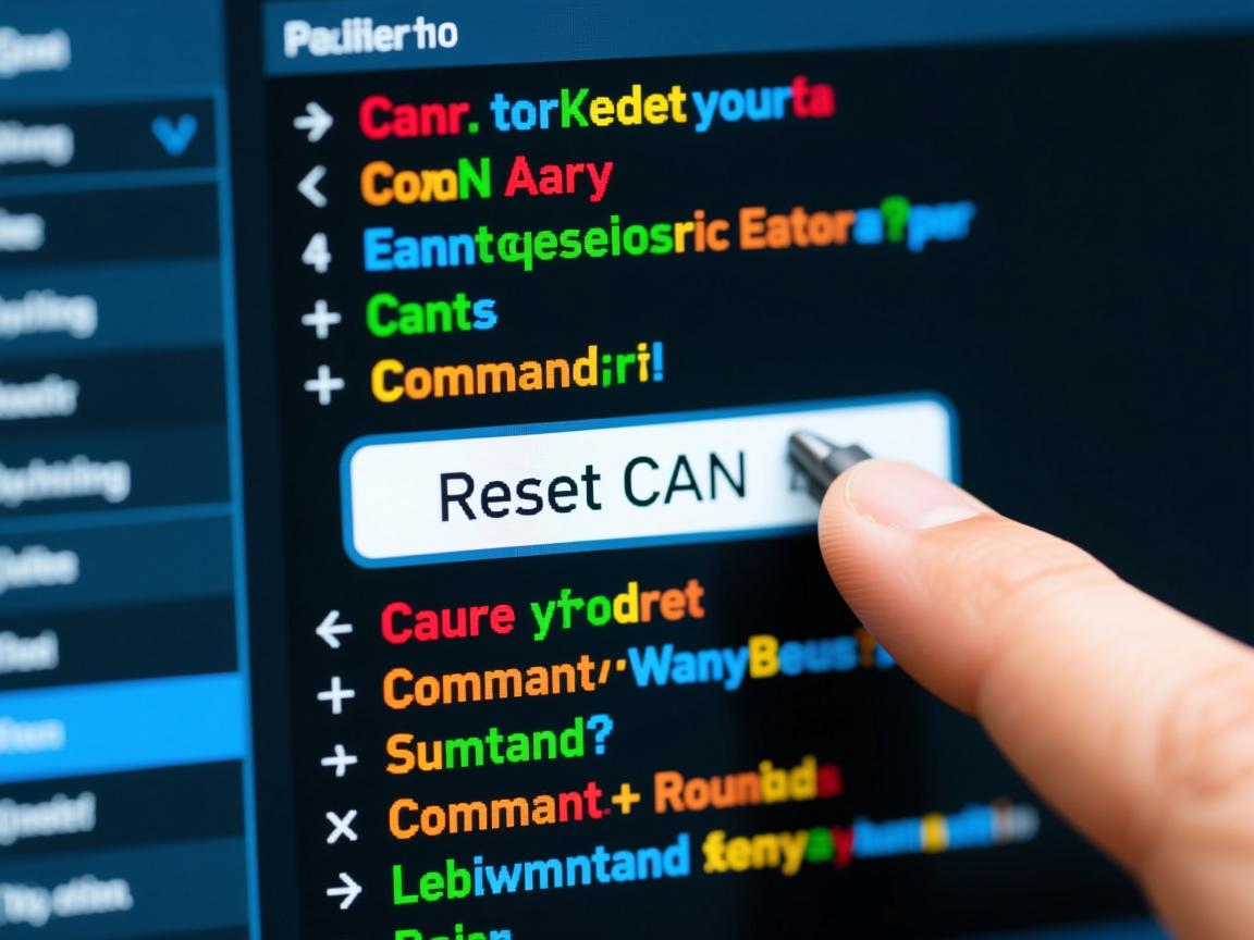 如何快速重置CAN命令栏？  第3张