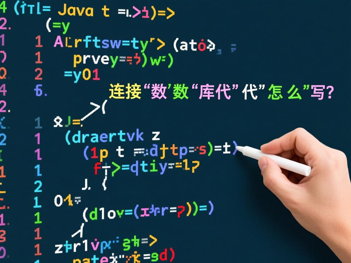 Java连接数据库代码怎么写  第2张 Java连接数据库代码怎么写  第2张