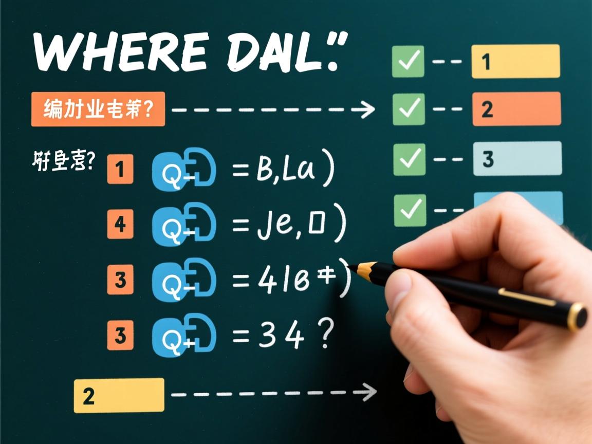 MySQL WHERE语句如何编写  第3张 MySQL WHERE语句如何编写  第3张