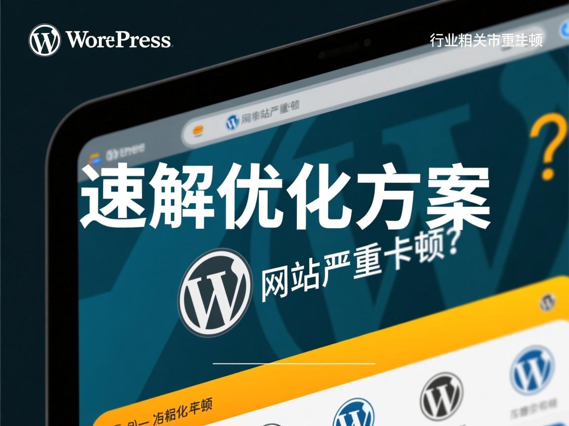 WordPress网站严重卡顿?速解优化方案  第1张 WordPress网站严重卡顿?速解优化方案  第1张