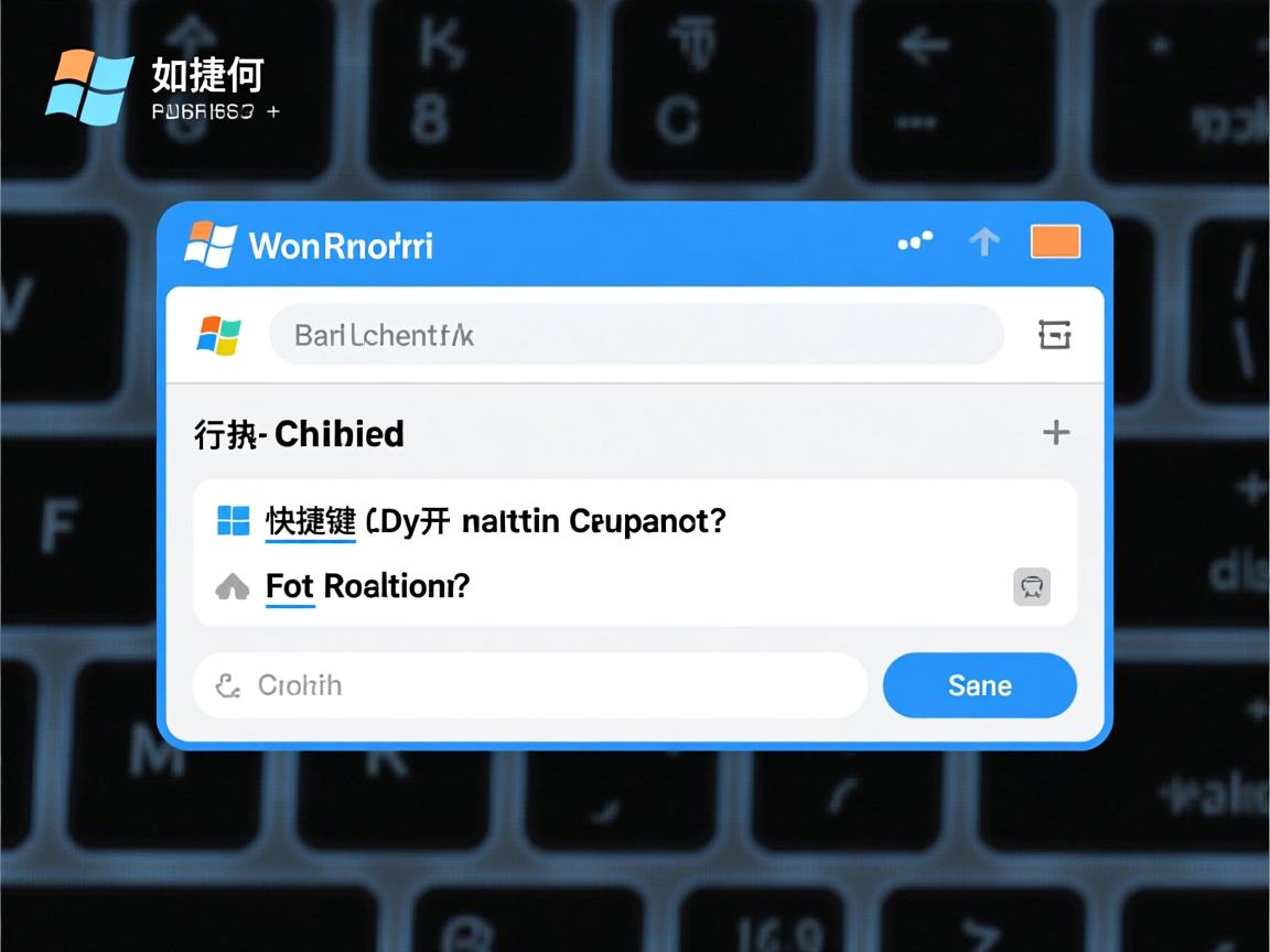 XP如何用快捷键打开运行命令?