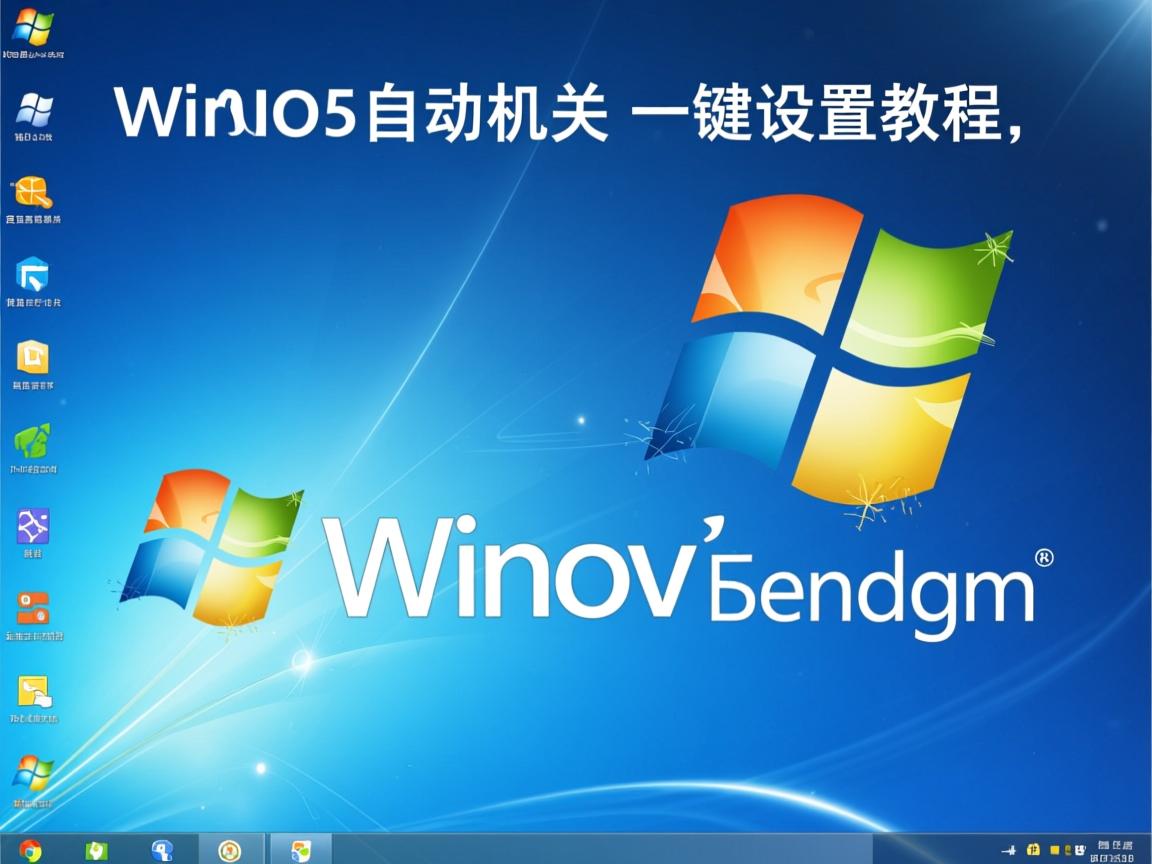 Win7自动关机一键设置教程  第3张