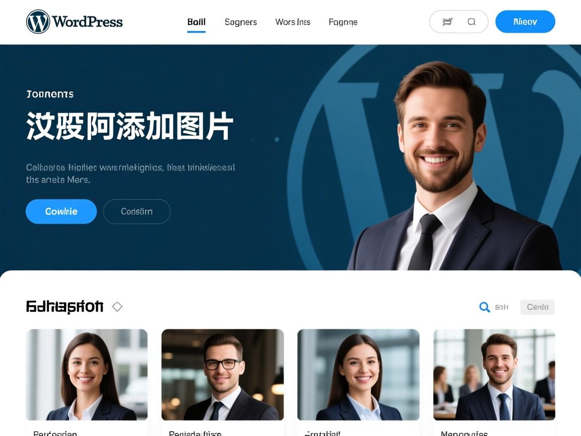 WordPress首页如何添加图片  第1张