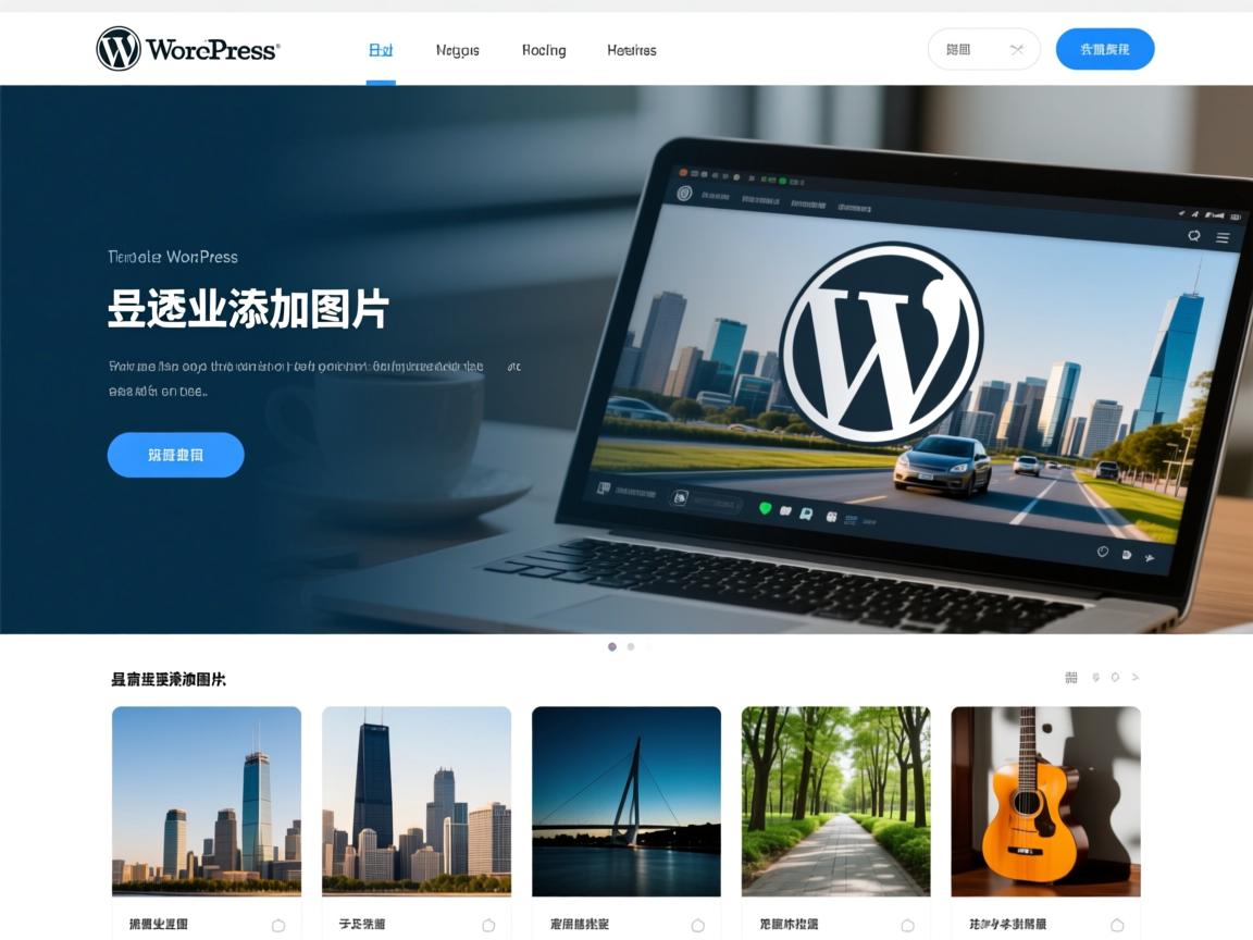 WordPress首页如何添加图片  第2张
