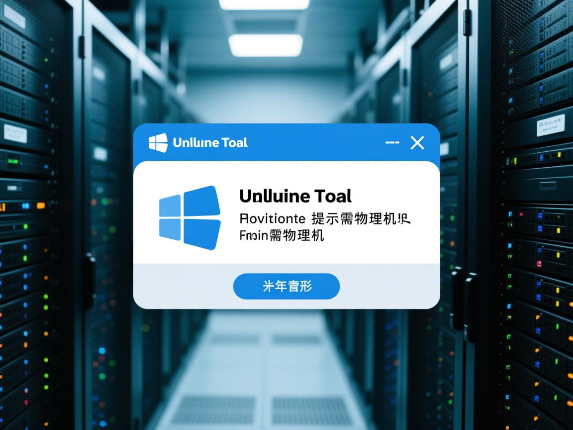 虚拟机工具为何提示需物理机?  第1张 虚拟机工具为何提示需物理机?  第1张