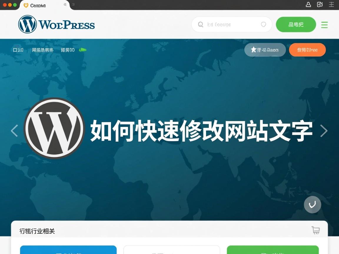 WordPress如何快速修改网站文字?  第1张 WordPress如何快速修改网站文字?  第1张