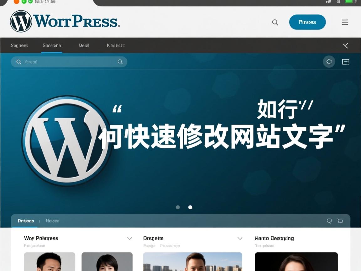 WordPress如何快速修改网站文字?  第3张 WordPress如何快速修改网站文字?  第3张