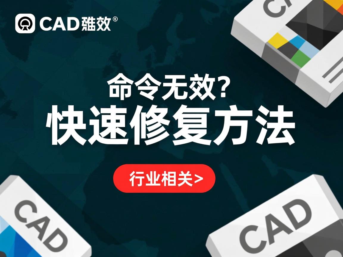 CAD命令无效?快速修复方法  第1张 CAD命令无效?快速修复方法  第1张