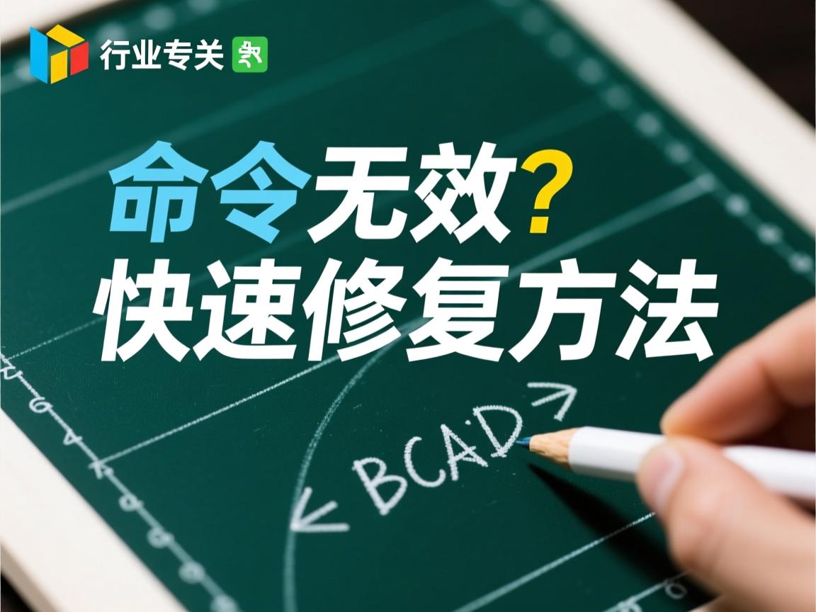 CAD命令无效?快速修复方法  第2张 CAD命令无效?快速修复方法  第2张