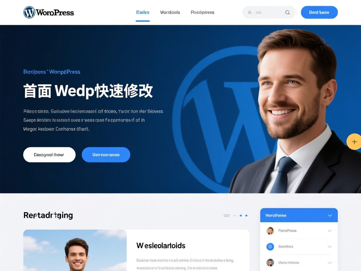 WordPress首页内容如何快速修改?  第1张 WordPress首页内容如何快速修改?  第1张