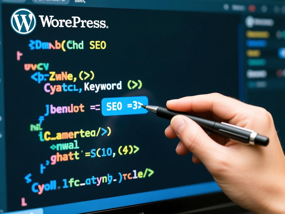 WordPress怎么添加SEO关键字代码?