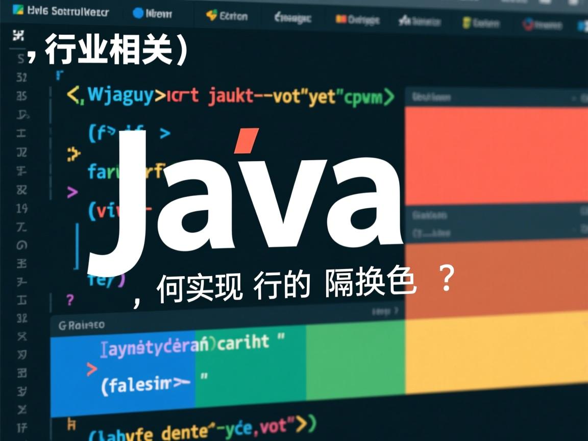 Java如何实现行的隔行换色?  第3张 Java如何实现行的隔行换色?  第3张