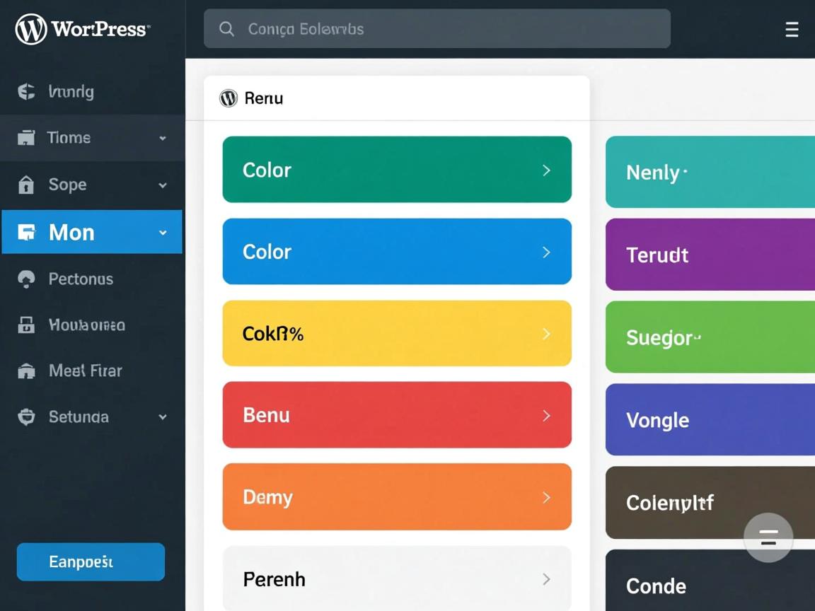 WordPress如何修改菜单颜色？  第1张