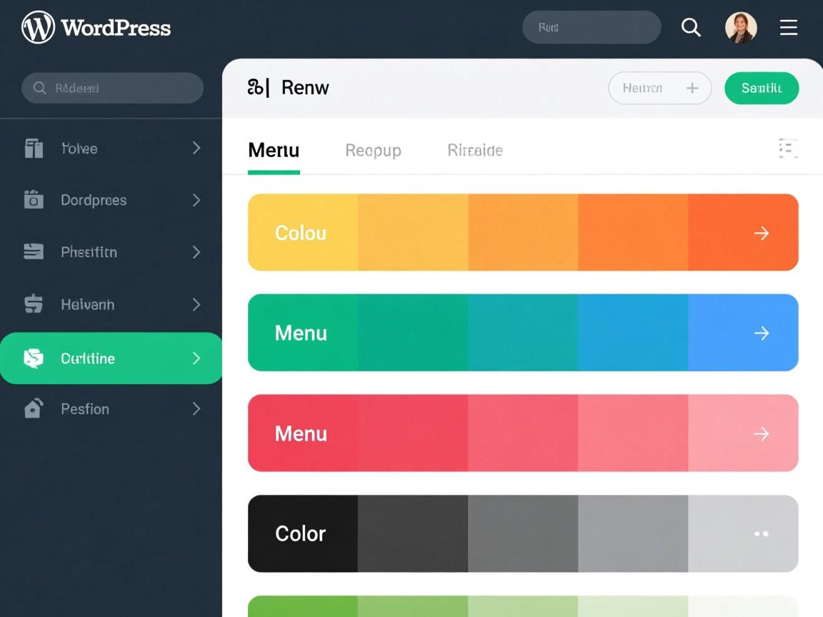 WordPress如何修改菜单颜色？  第3张