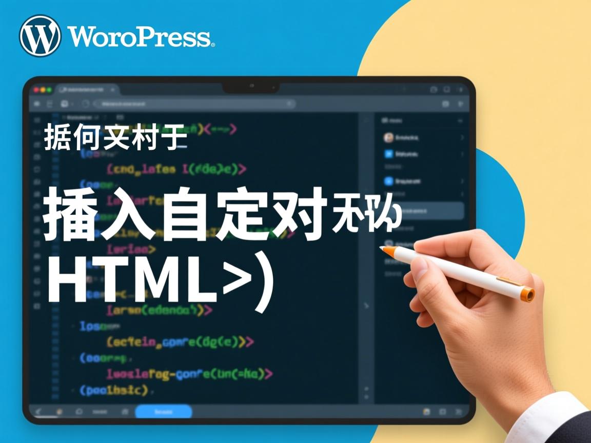 WordPress如何插入自定义HTML代码