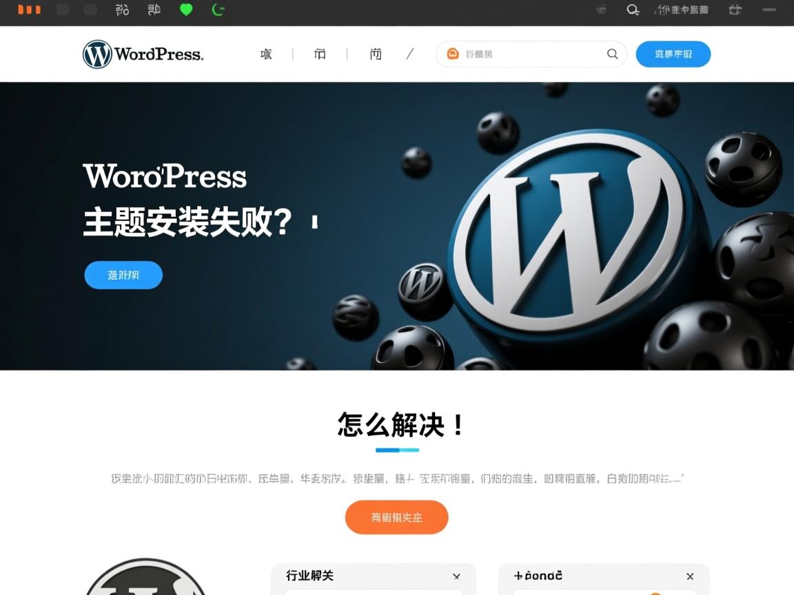 WordPress主题安装失败?怎么解决!  第1张 WordPress主题安装失败?怎么解决!  第1张