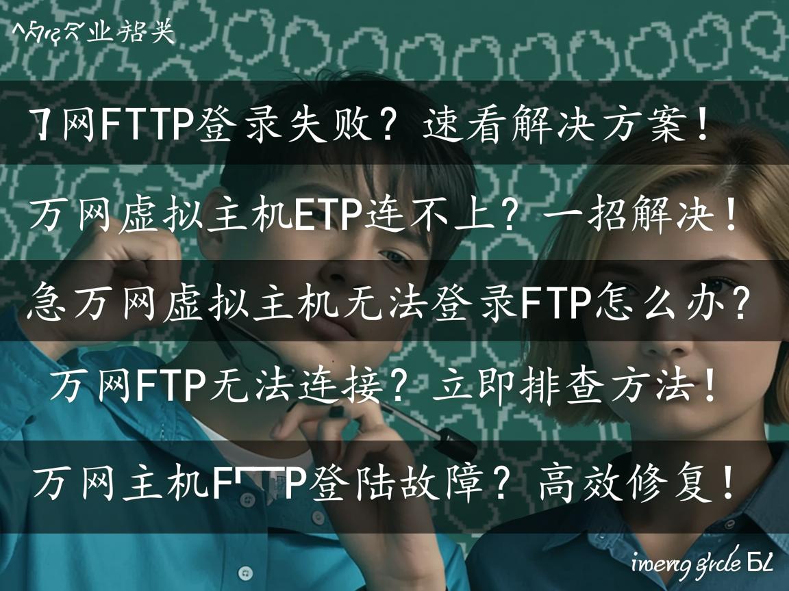 万网FTP登录失败?速看解决方案!,万网虚拟主机FTP连不上?一招解决!,急!万网虚拟主机无法登录FTP怎么办?,万网FTP无法连接?立即排查方法!,万网主机FTP登陆故障?高效修复!  第1张 万网FTP登录失败?速看解决方案!,万网虚拟主机FTP连不上?一招解决!,急!万网虚拟主机无法登录FTP怎么办?,万网FTP无法连接?立即排查方法!,万网主机FTP登陆故障?高效修复!  第1张