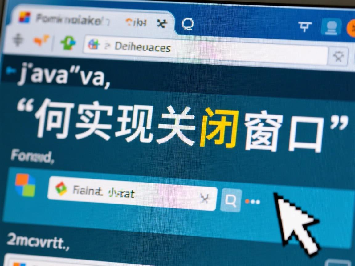 Java如何实现关闭窗口 第2张 Java如何实现关闭窗口 第2张