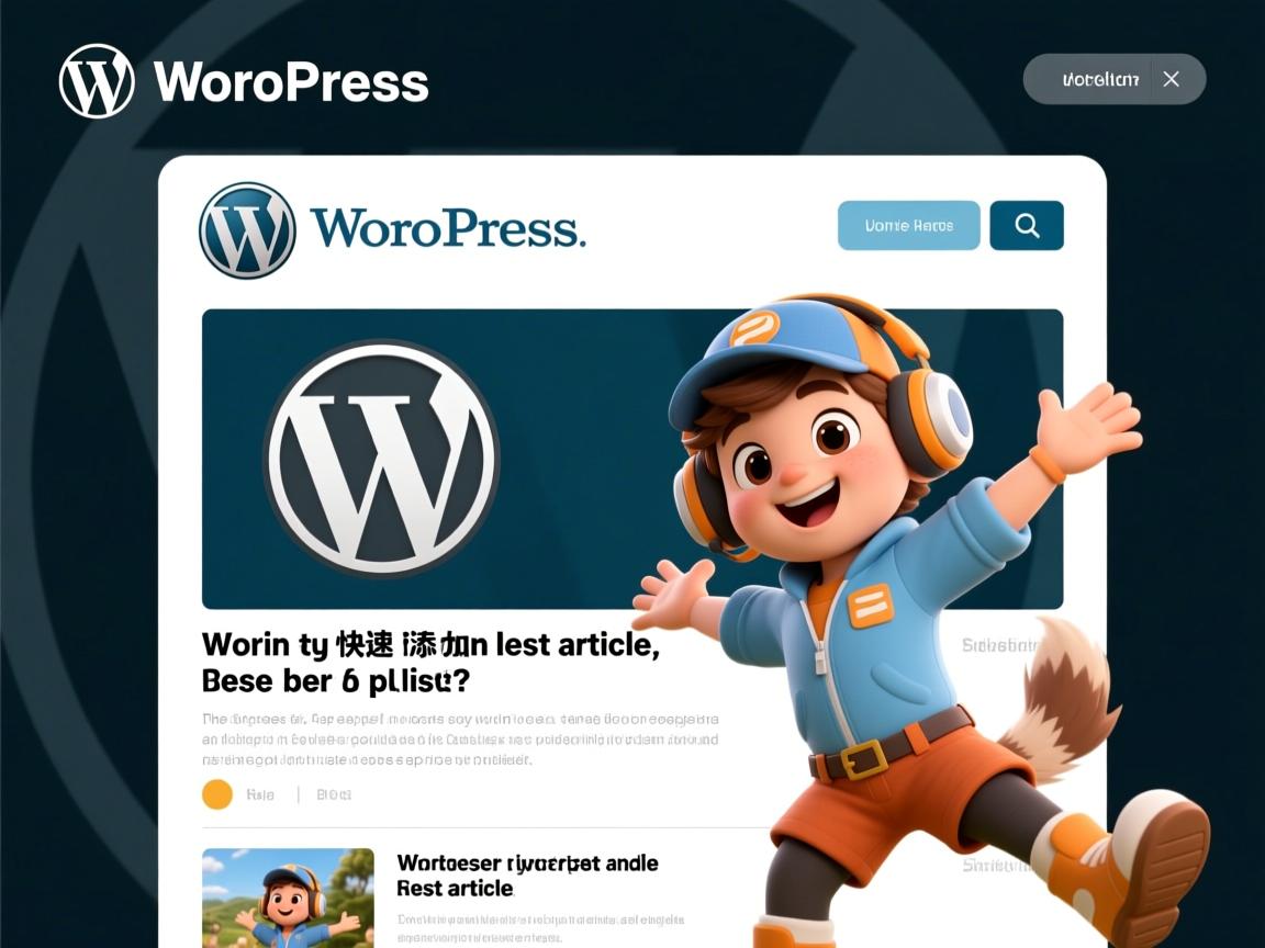 WordPress如何快速添加最新文章?  第1张 WordPress如何快速添加最新文章?  第1张