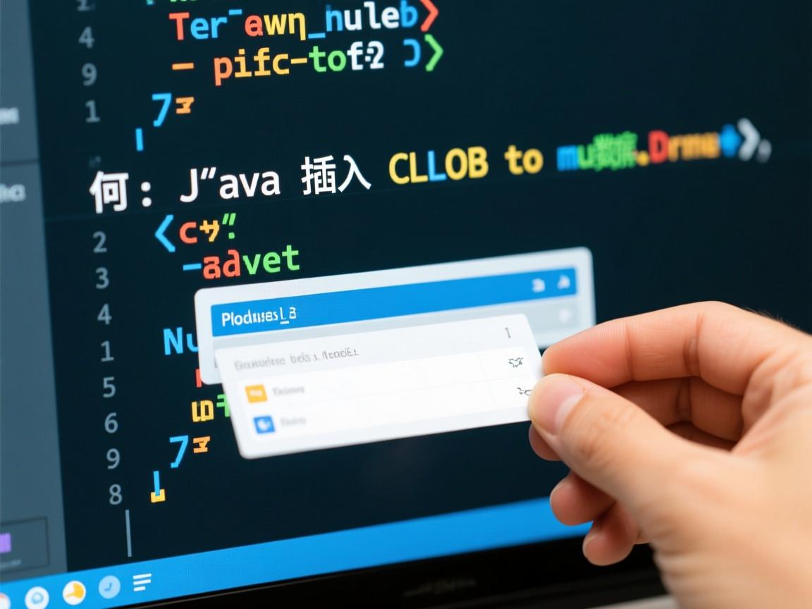 如何在Java中插入CLOB到数据库?  第3张 如何在Java中插入CLOB到数据库?  第3张