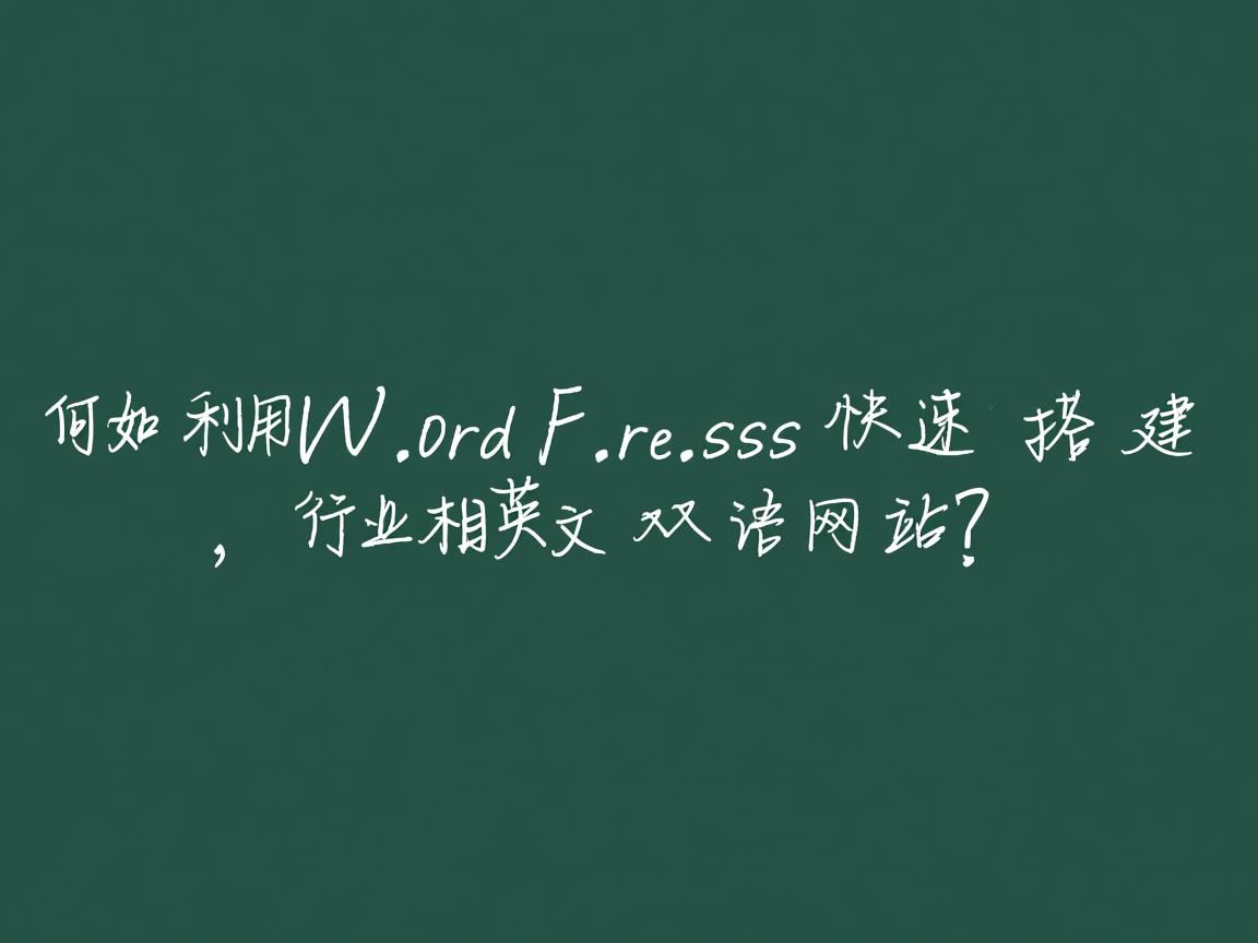 如何利用WordPress快速搭建中英文双语网站?  第2张 如何利用WordPress快速搭建中英文双语网站?  第2张