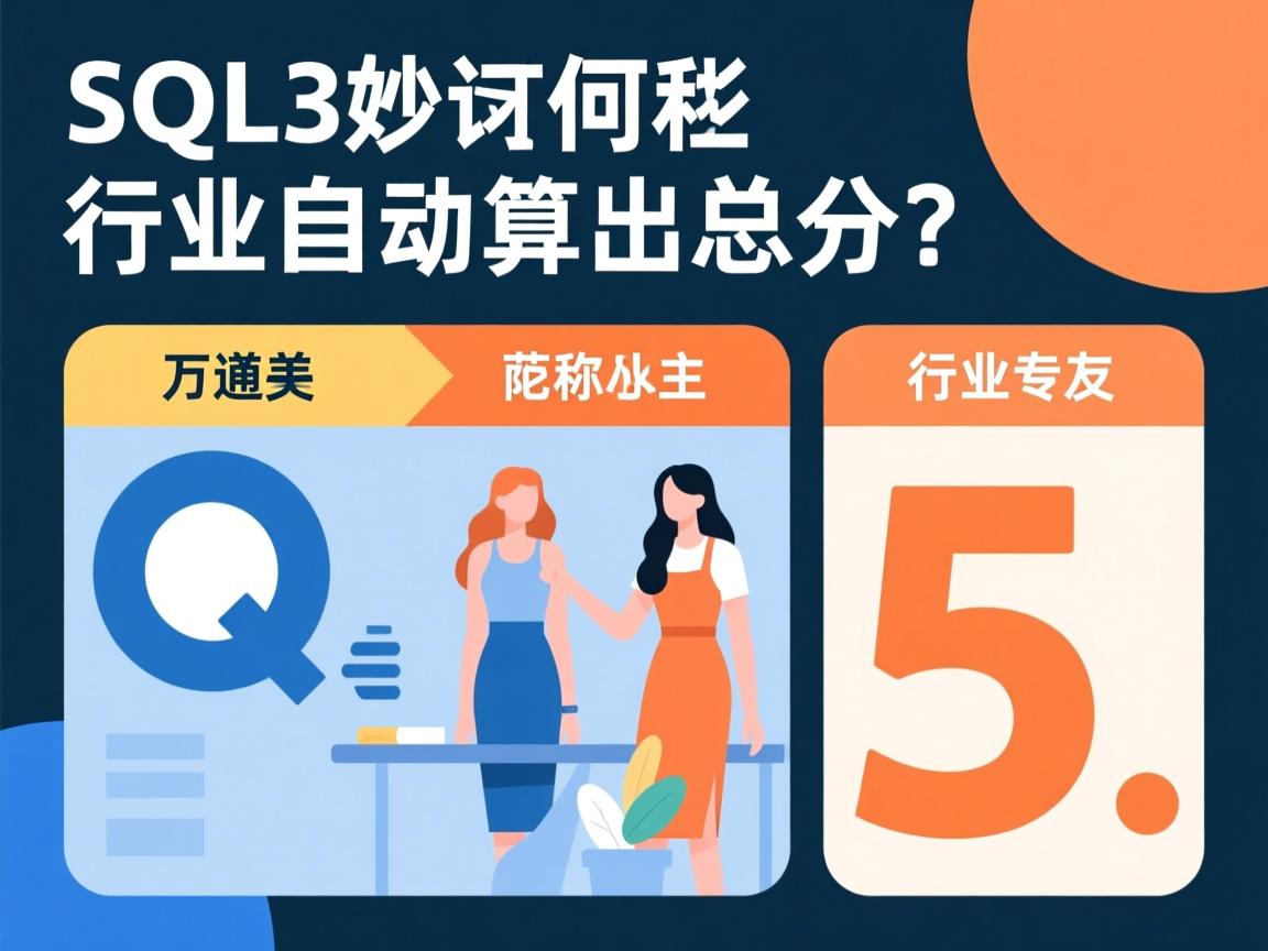 SQL如何3秒自动算出总分？  第2张