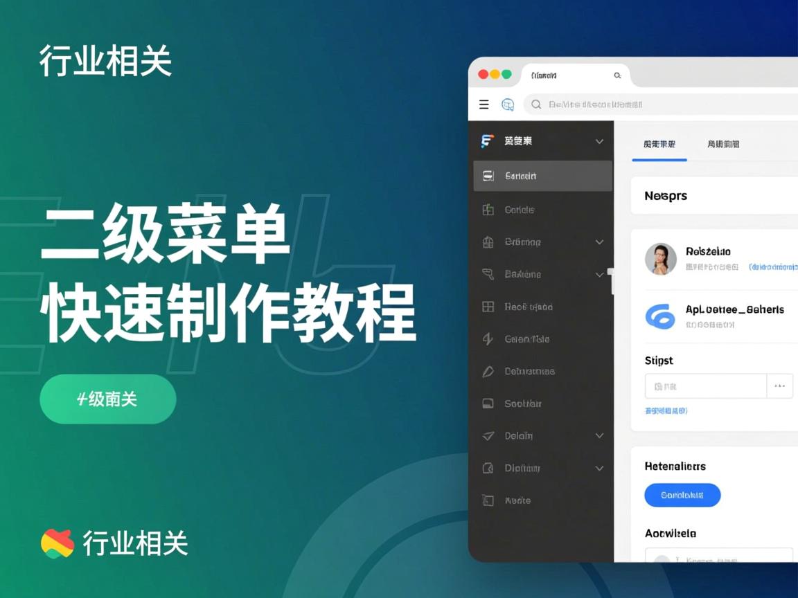 HTML二级菜单快速制作教程  第2张 HTML二级菜单快速制作教程  第2张