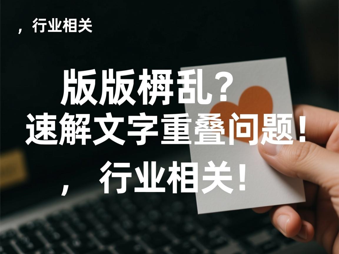 word排版错乱?速解文字重叠问题!