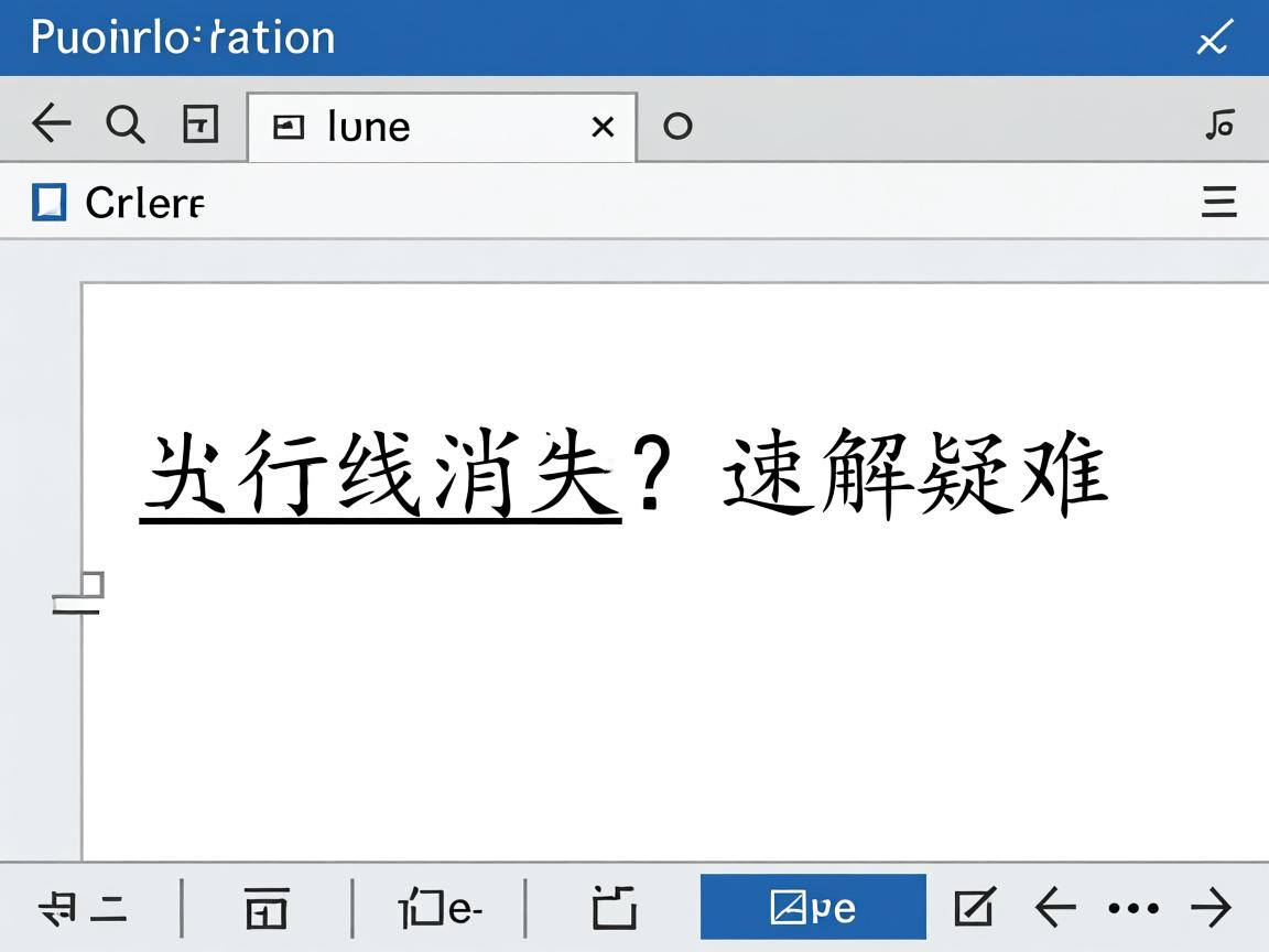 Word下划线消失?速解疑难  第3张 Word下划线消失?速解疑难  第3张