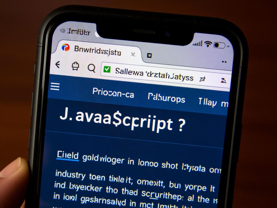 如何在手机浏览器开启JavaScript?  第3张 如何在手机浏览器开启JavaScript?  第3张