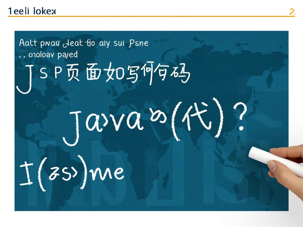 JSP页面如何写Java代码?  第3张 JSP页面如何写Java代码?  第3张