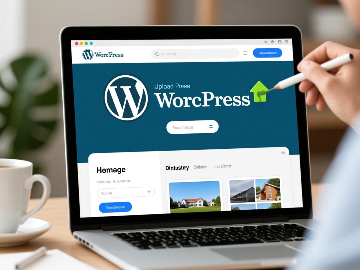 如何快速上传图片到WordPress主页?