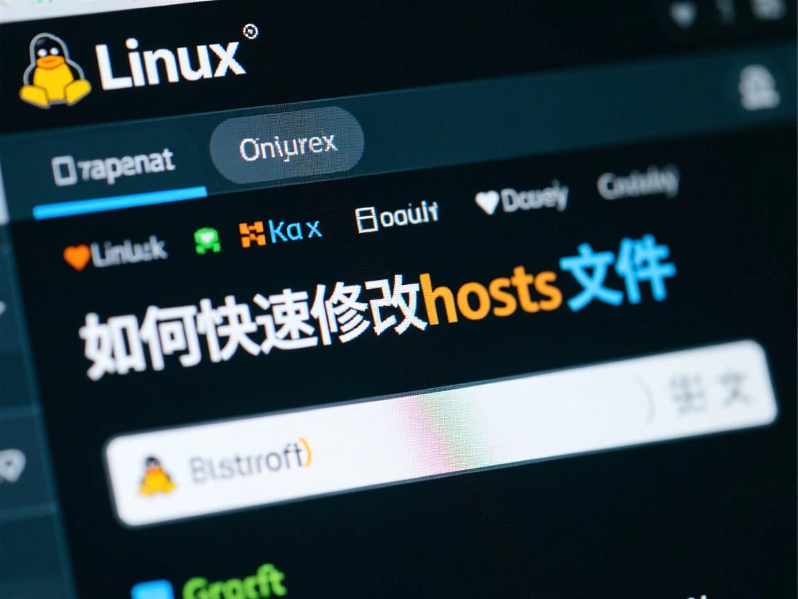 Linux如何快速修改hosts文件  第3张 Linux如何快速修改hosts文件  第3张