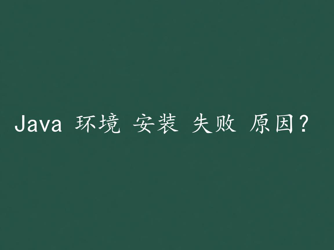 Java环境安装失败原因？  第2张